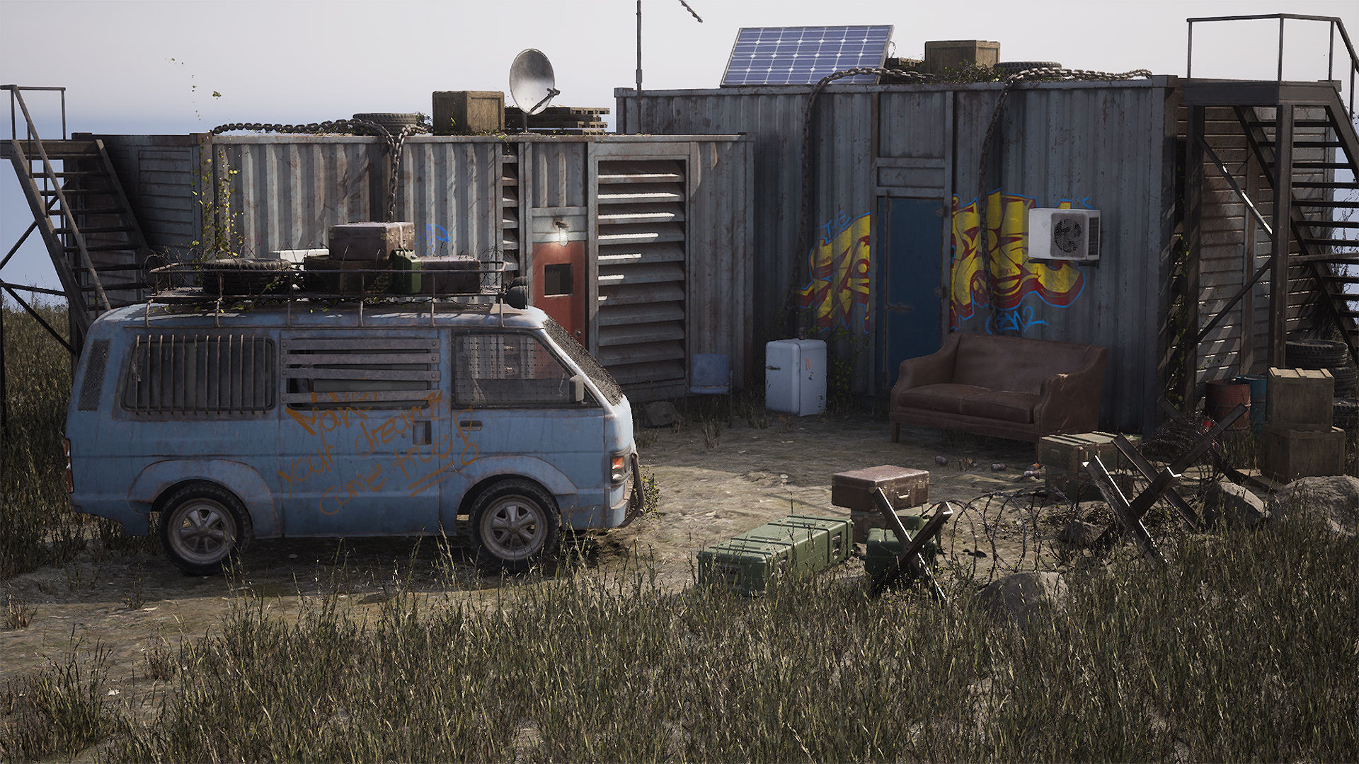 Post-Apocalyptic Camp 3D model_1