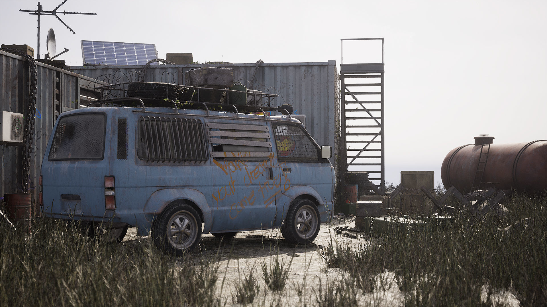 Post-Apocalyptic Camp 3D model_6