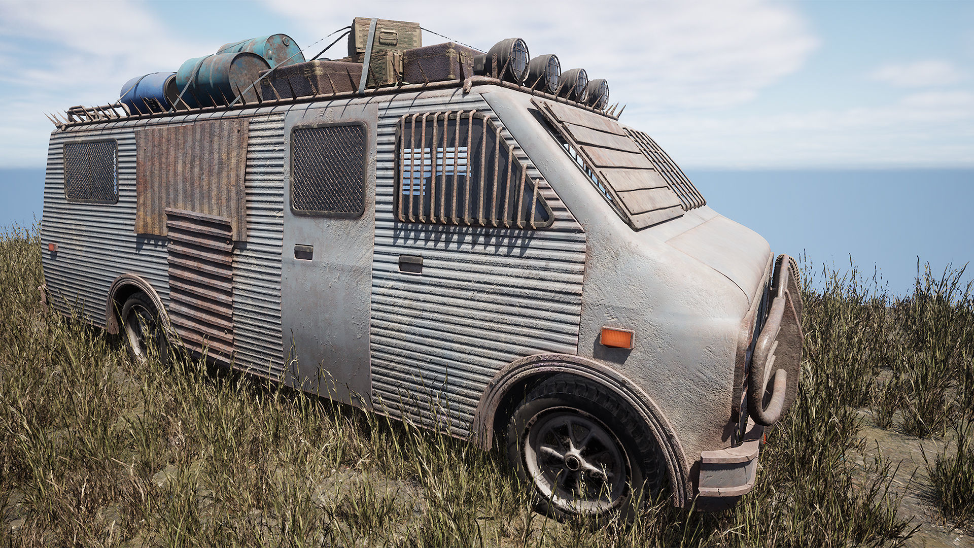 Post-Apocalyptic Camp 3D model_2