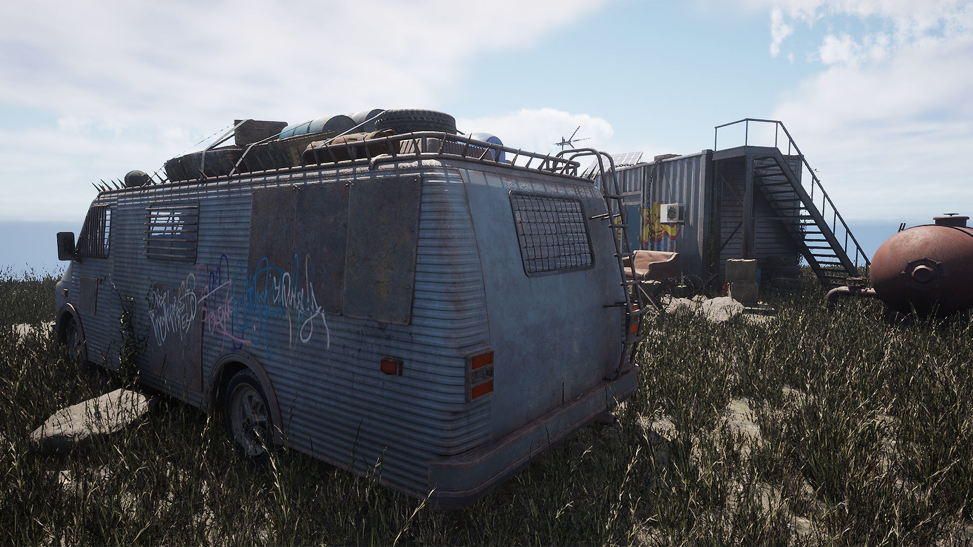 Post-Apocalyptic Camp 3D model_4