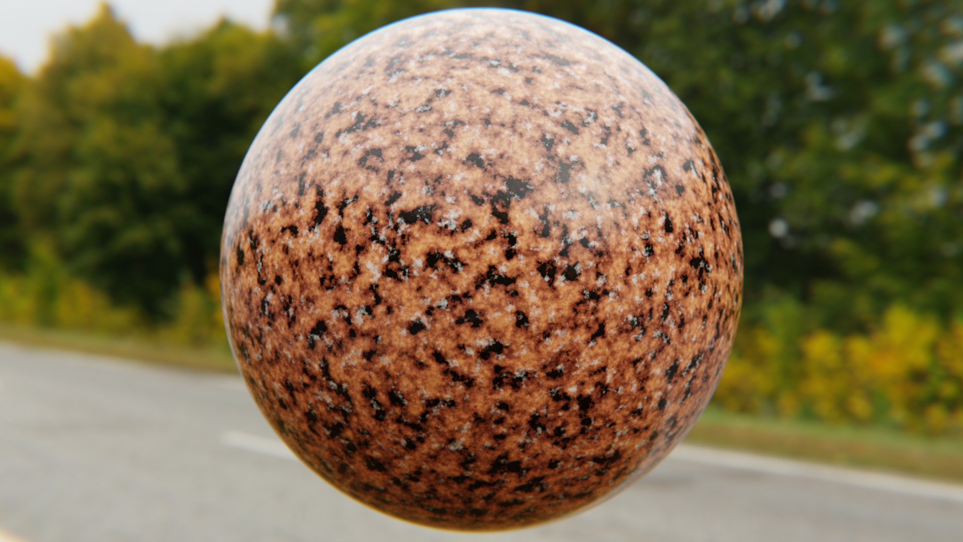 Realistic Orange Granite Texture - Seamless Procedural PBR Texture_3