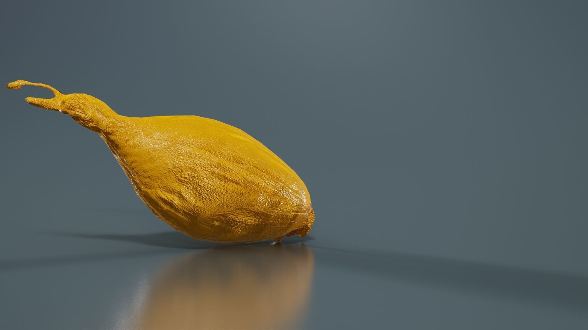 Onion Low-poly 3D model_13