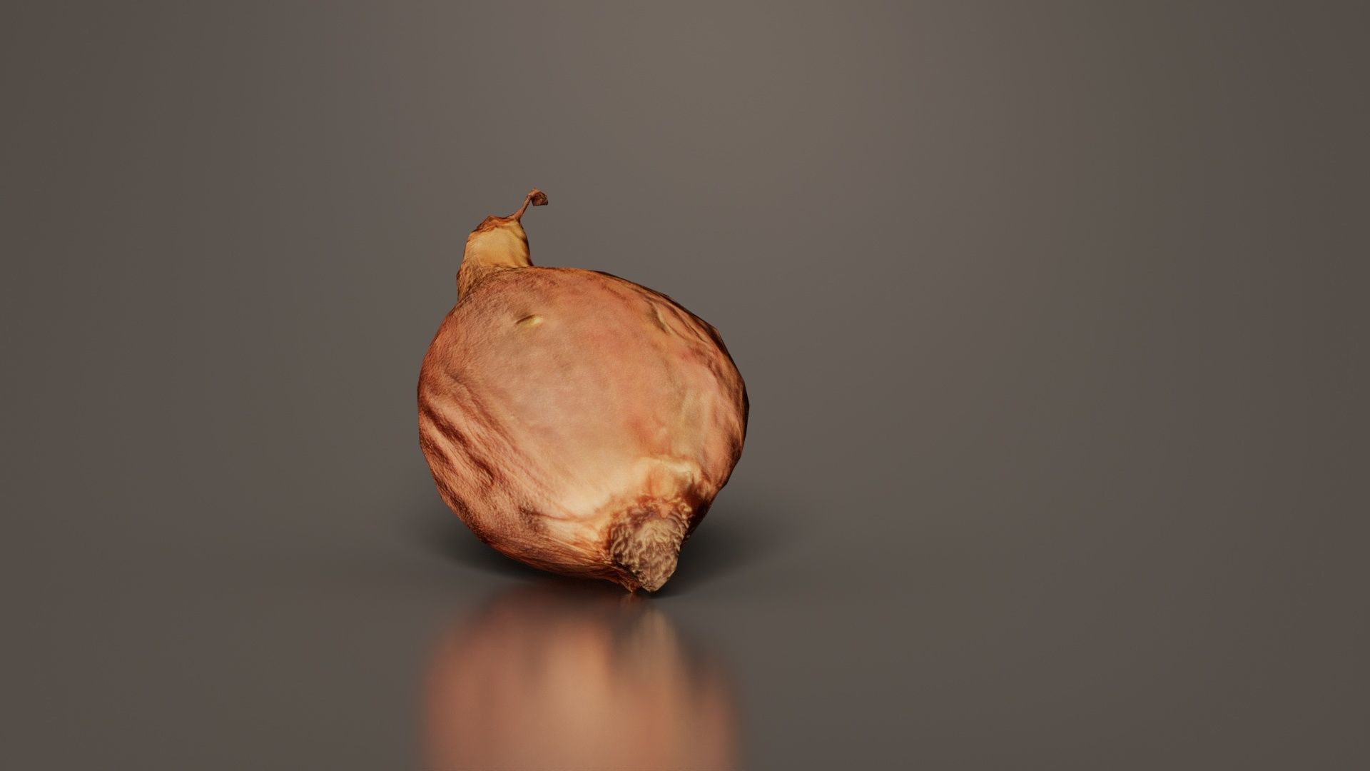 Onion Low-poly 3D model_2