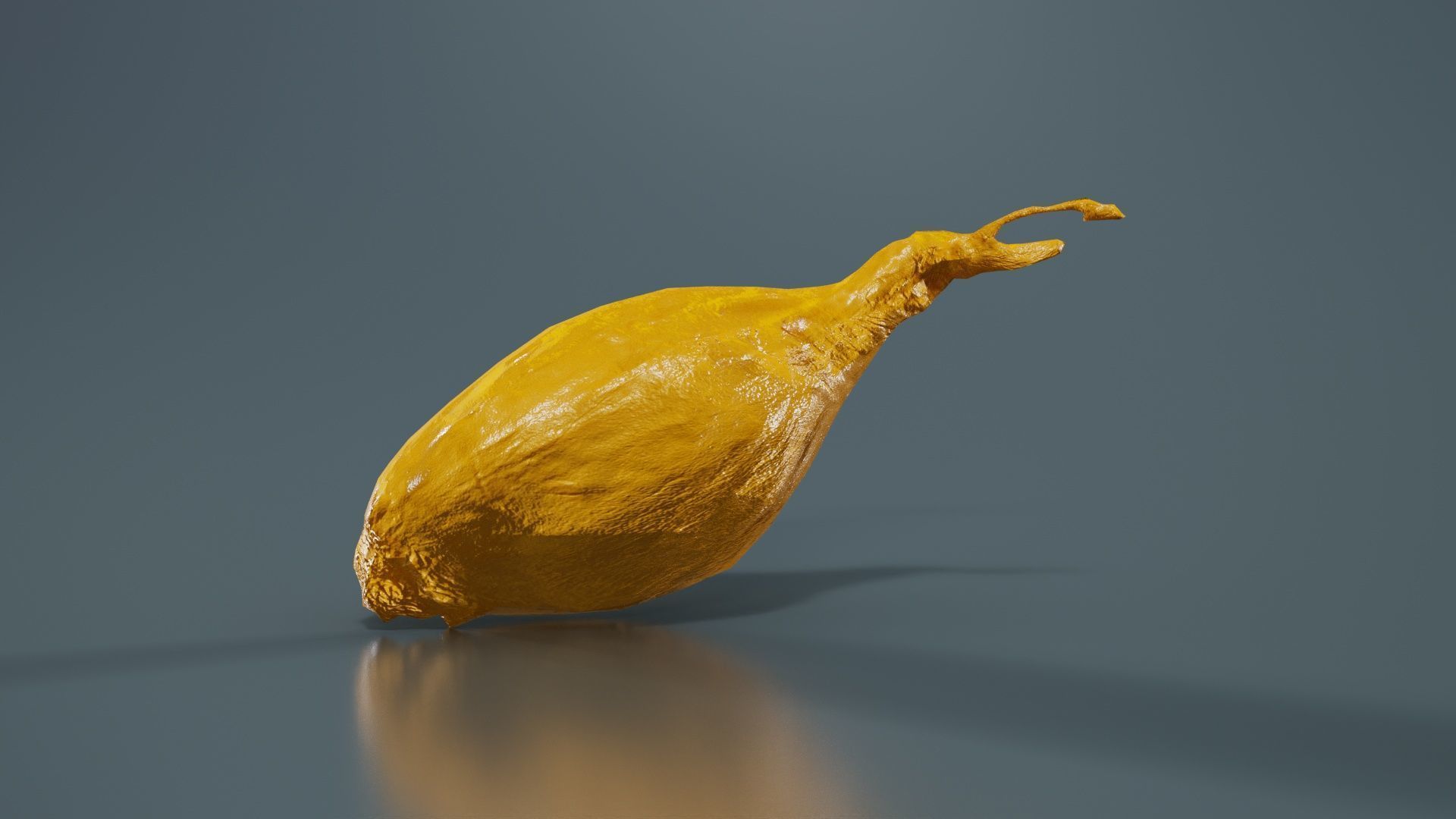 Onion Low-poly 3D model_12