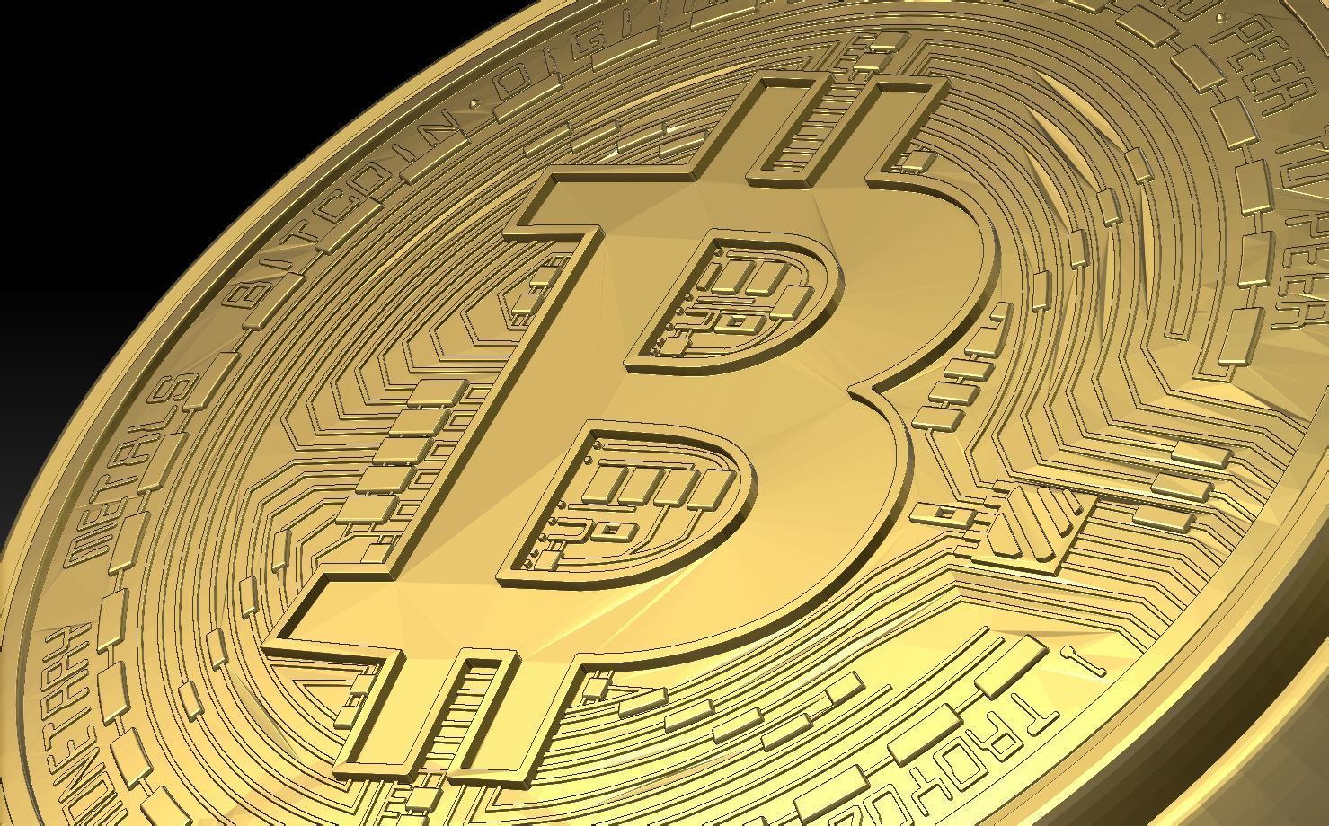 BITCOIN THEMED RING 3D print model_17