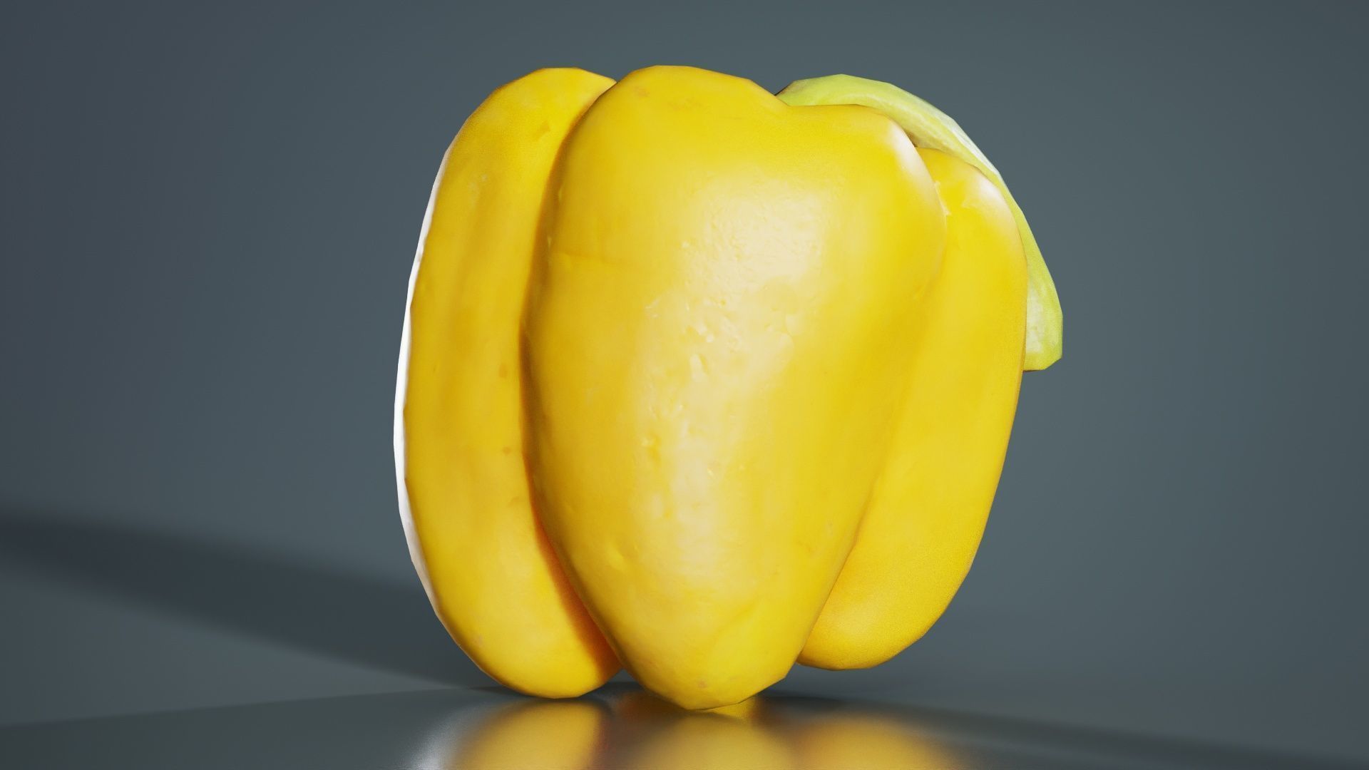 Paprika 2 Low-poly 3D model_2