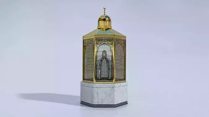 Maqam Ibrahim Low-poly 3D model