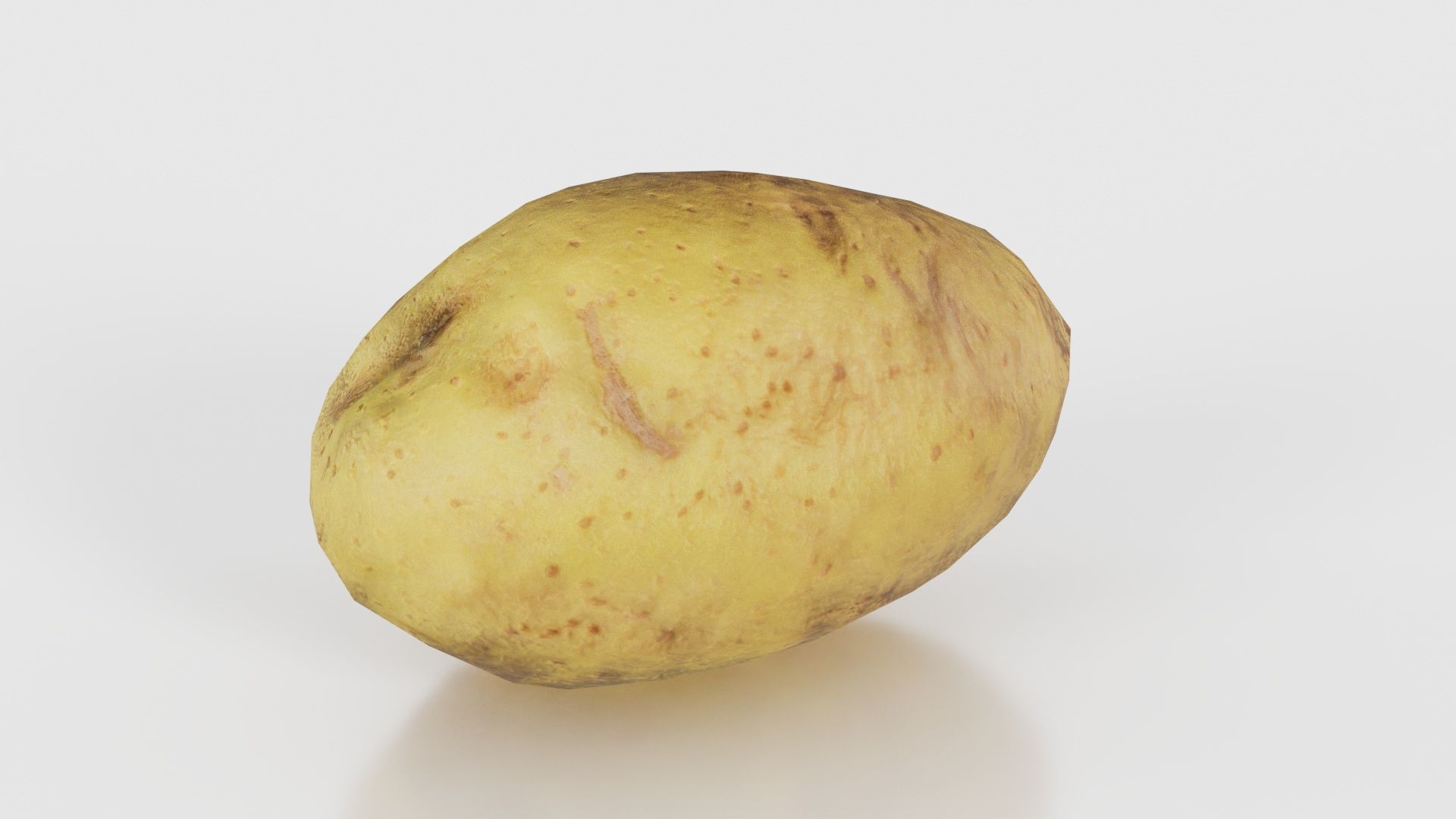 Potato Low-poly 3D model_24