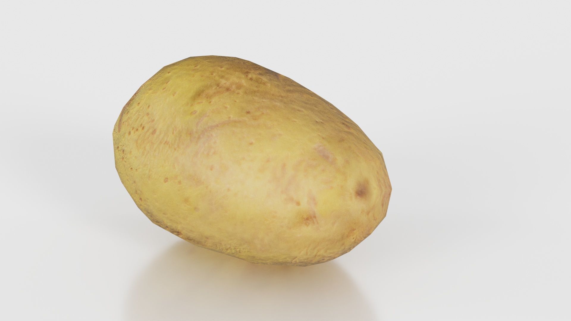 Potato Low-poly 3D model_21