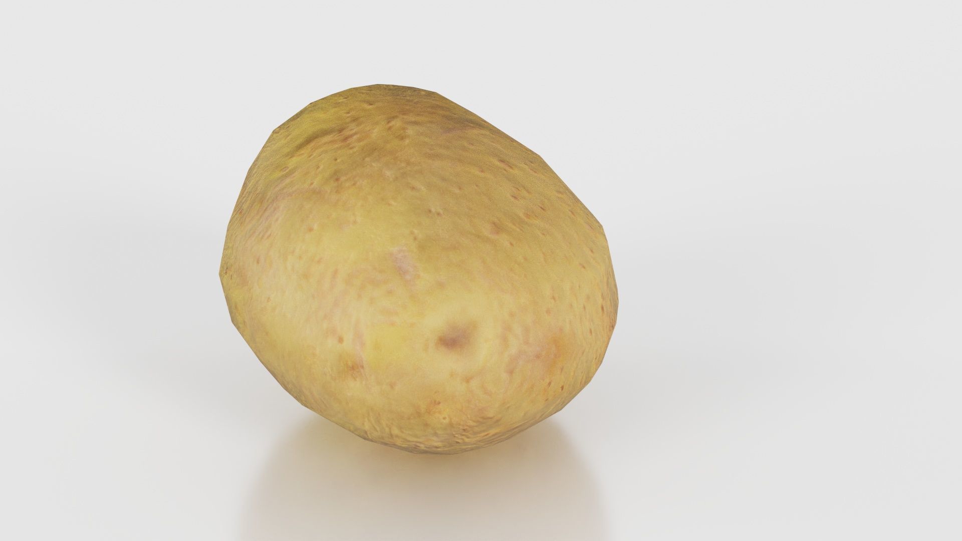Potato Low-poly 3D model_20