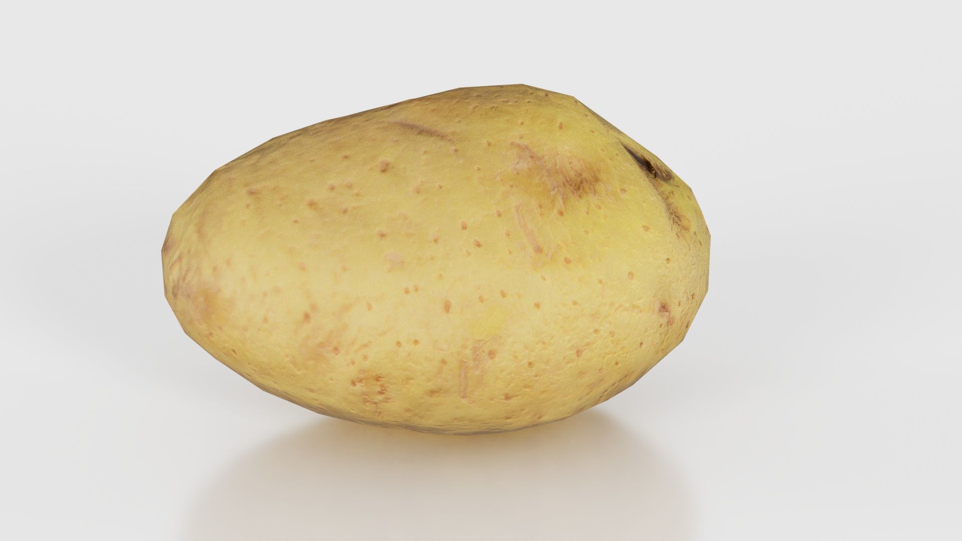 Potato Low-poly 3D model_17