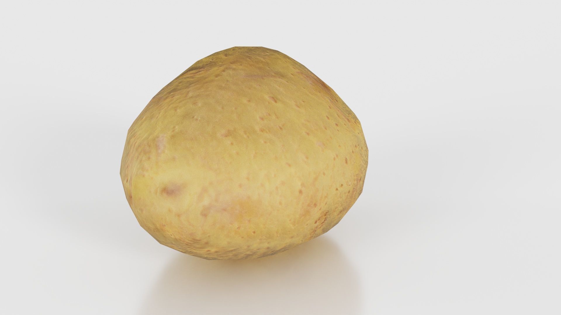 Potato Low-poly 3D model_19
