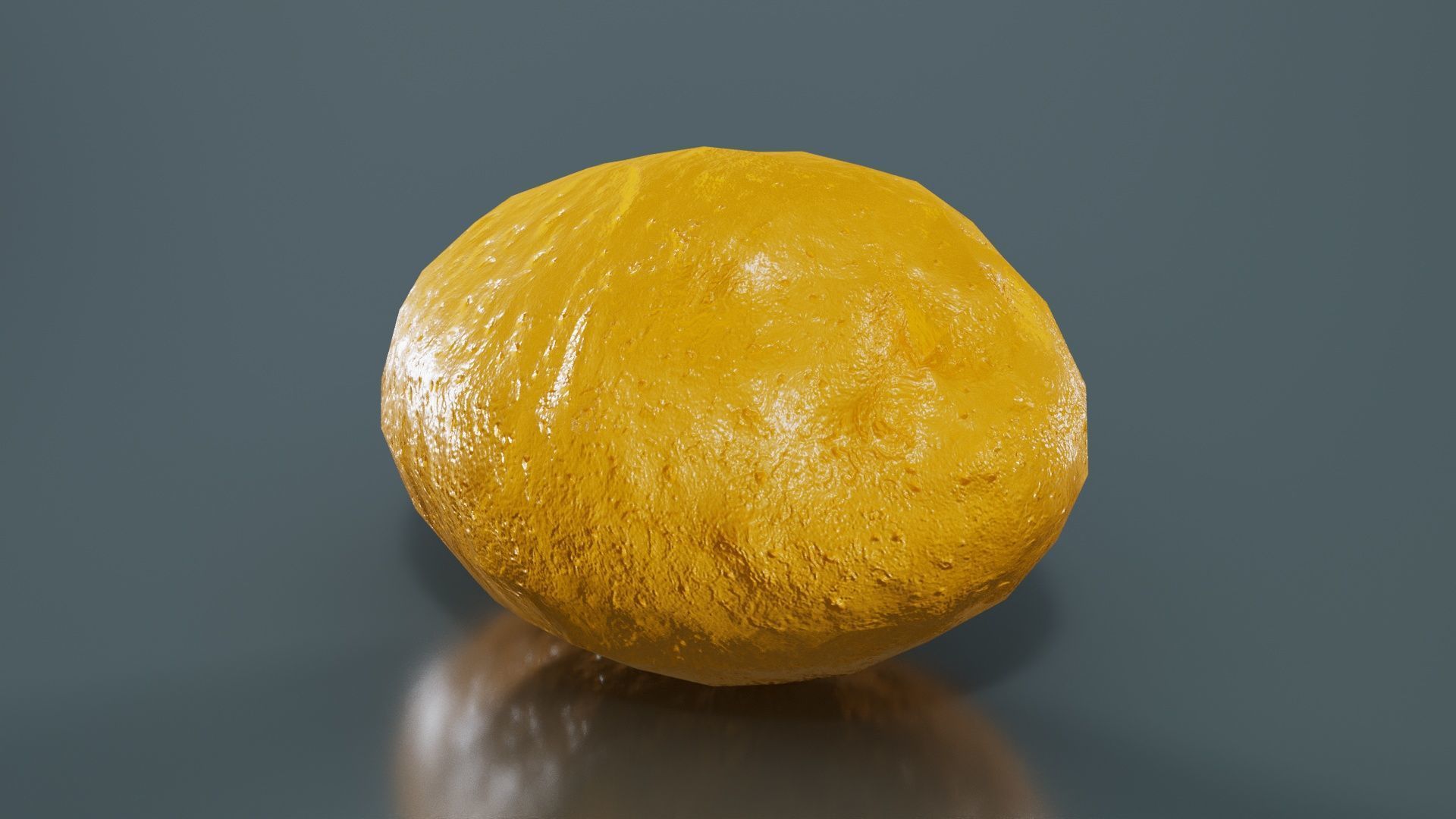 Potato Low-poly 3D model_12