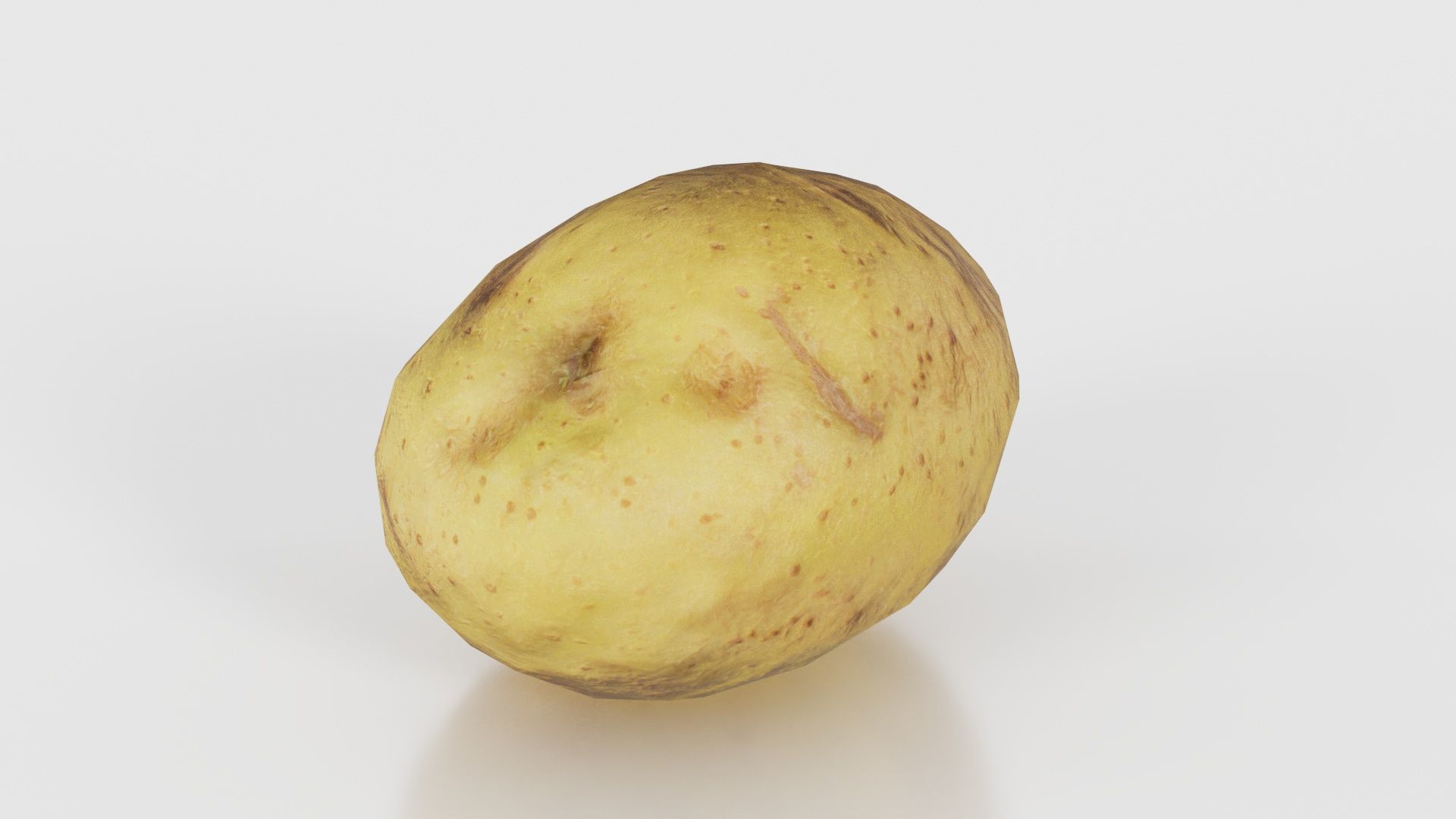 Potato Low-poly 3D model_25