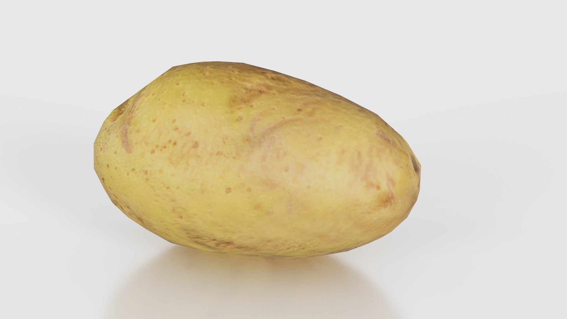 Potato Low-poly 3D model_22