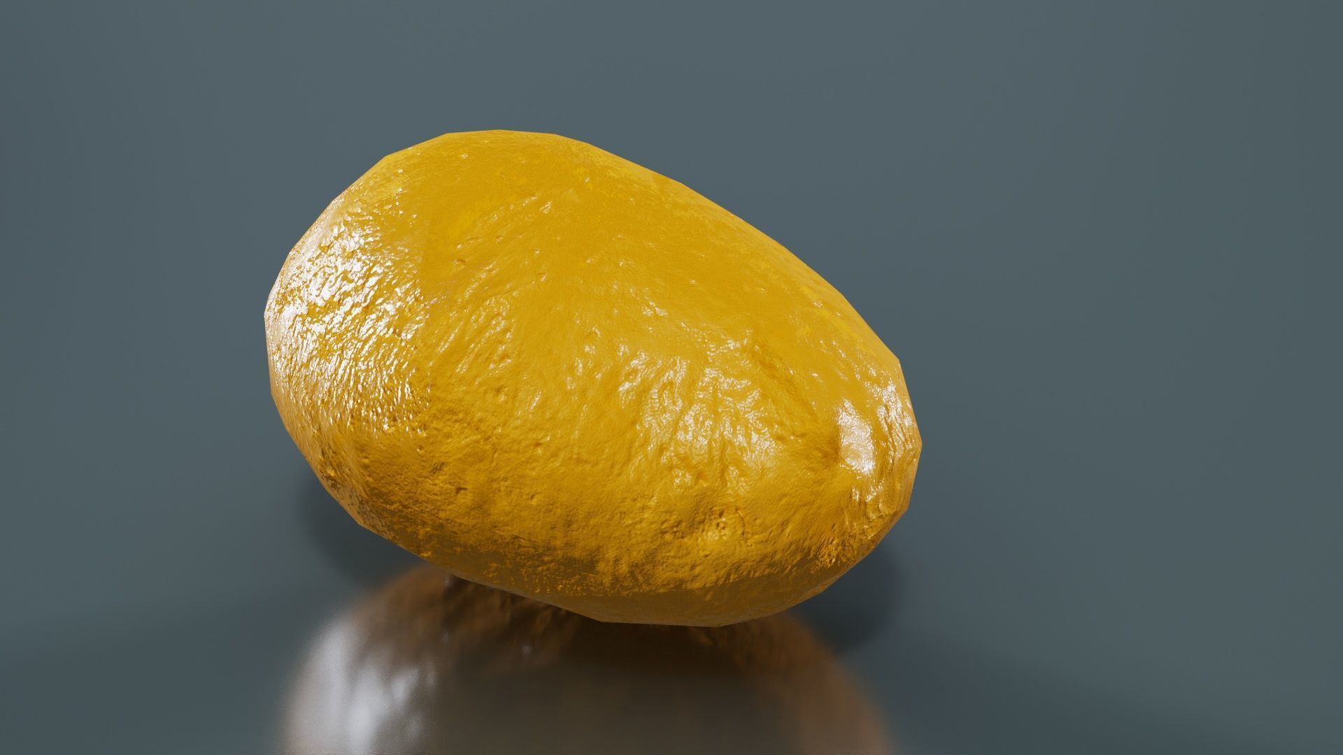 Potato Low-poly 3D model_13