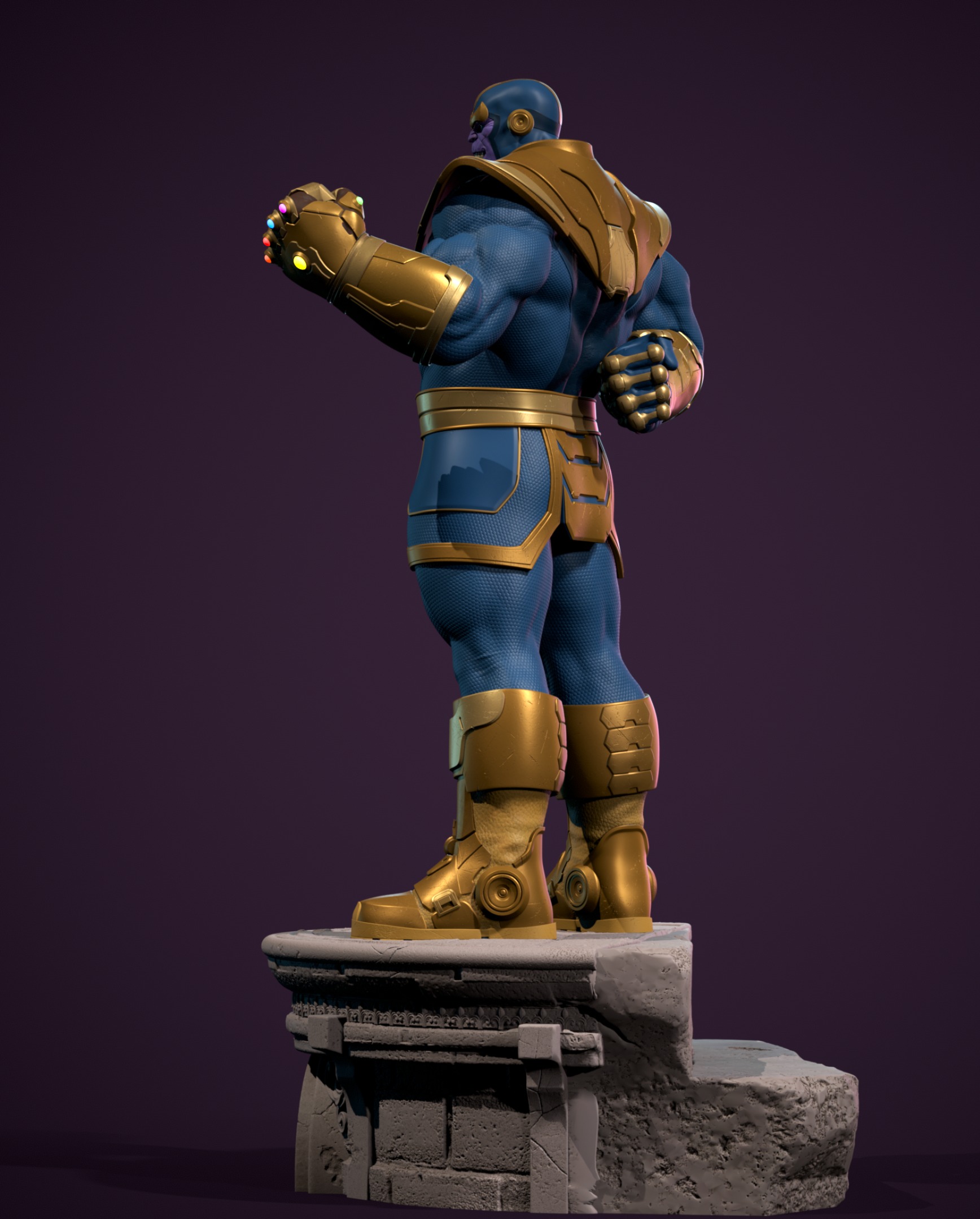 Thanos statue  for 3d printing 3D print model_4