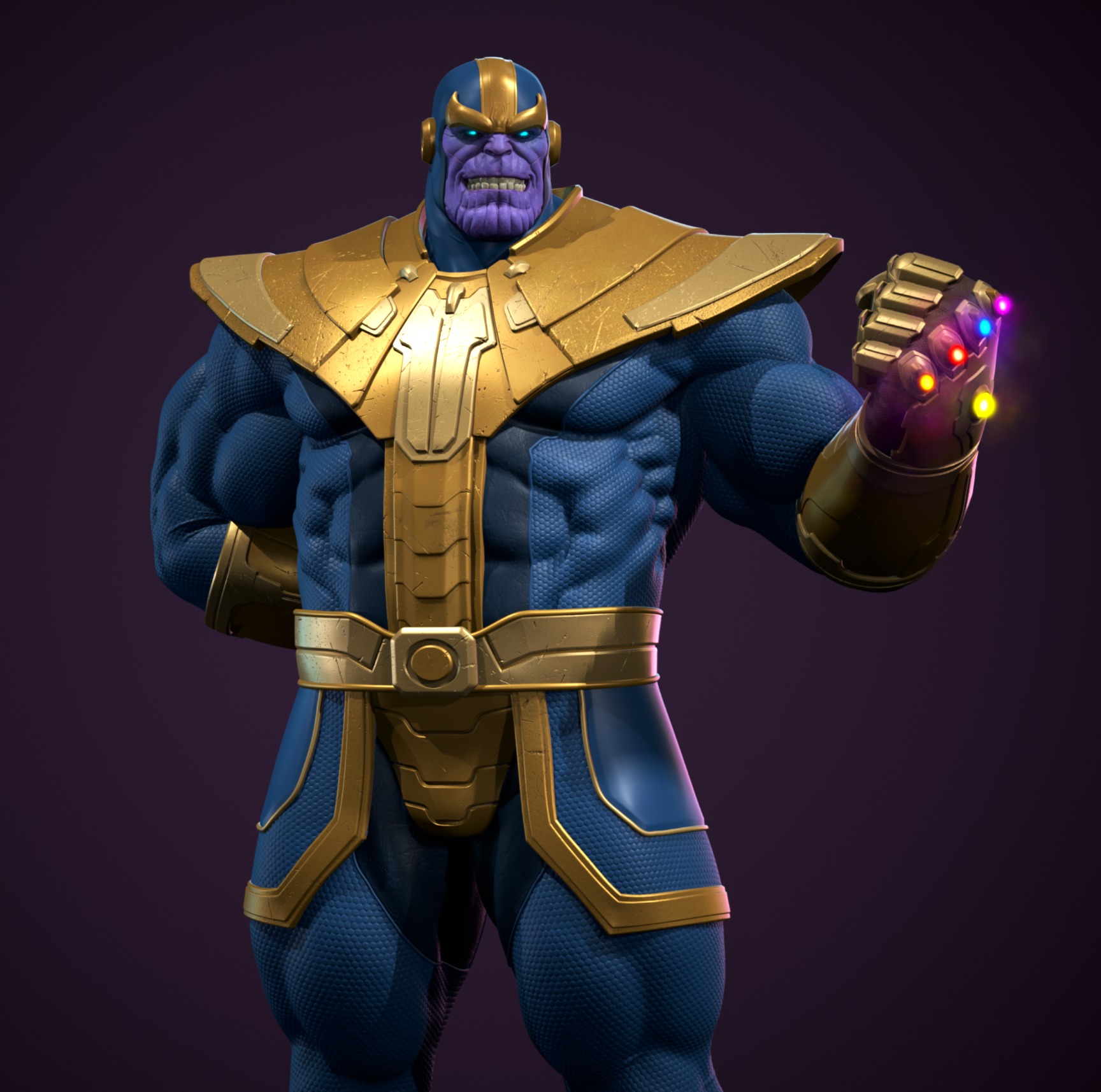 Thanos statue  for 3d printing 3D print model_11