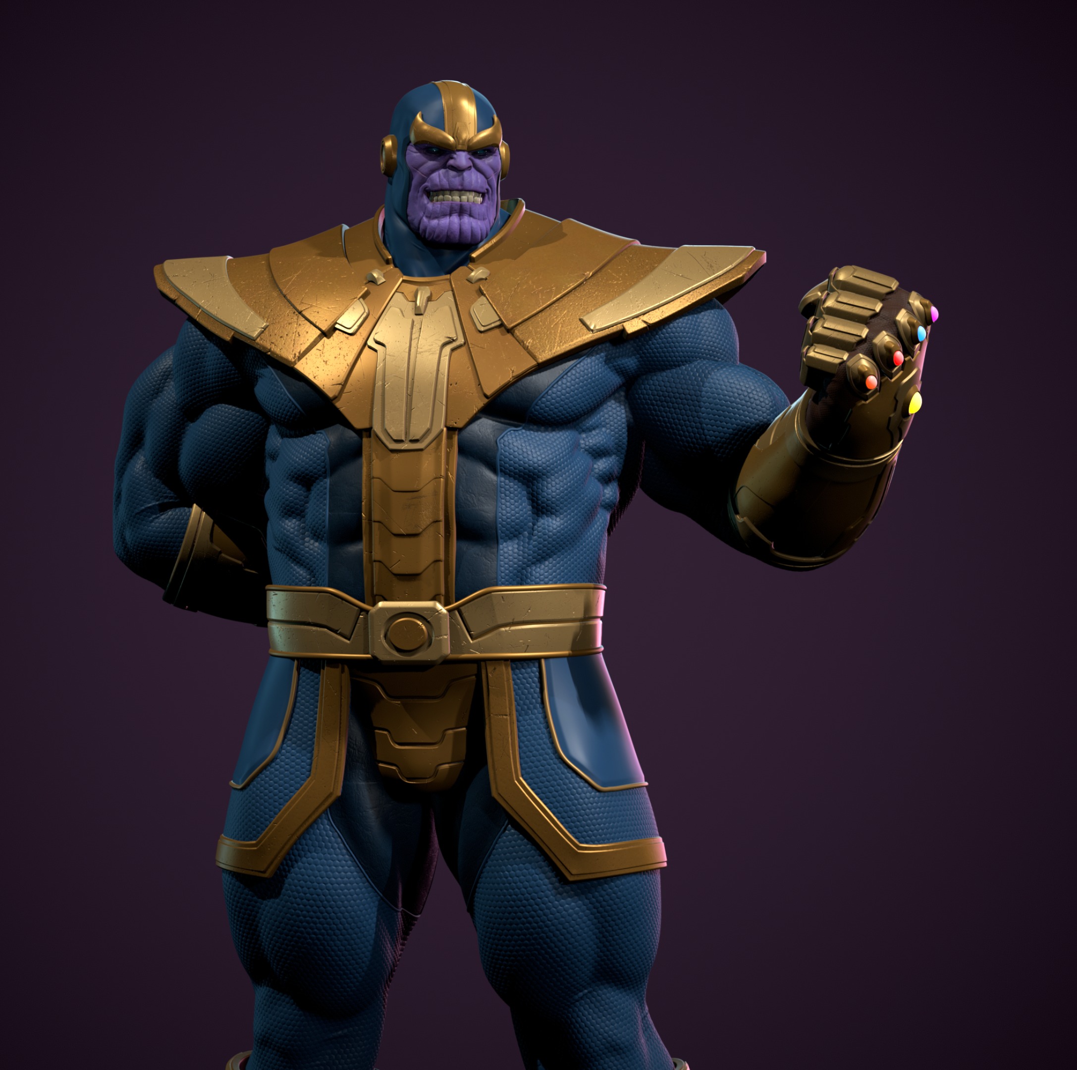 Thanos statue  for 3d printing 3D print model_9