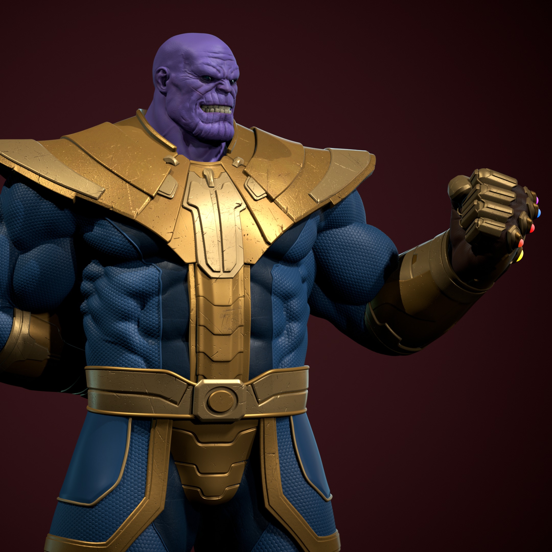 Thanos statue  for 3d printing 3D print model_6