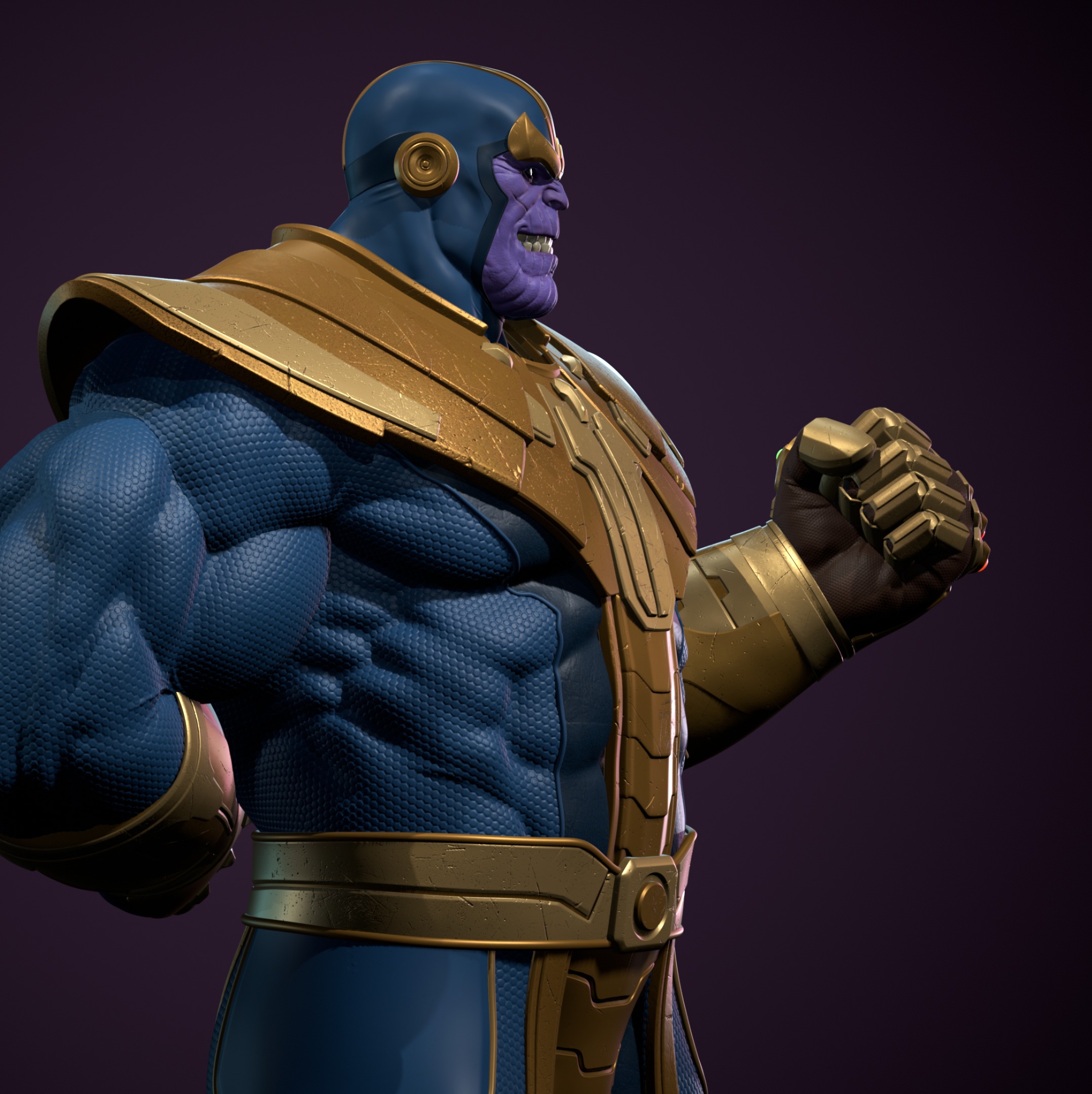 Thanos statue  for 3d printing 3D print model_10