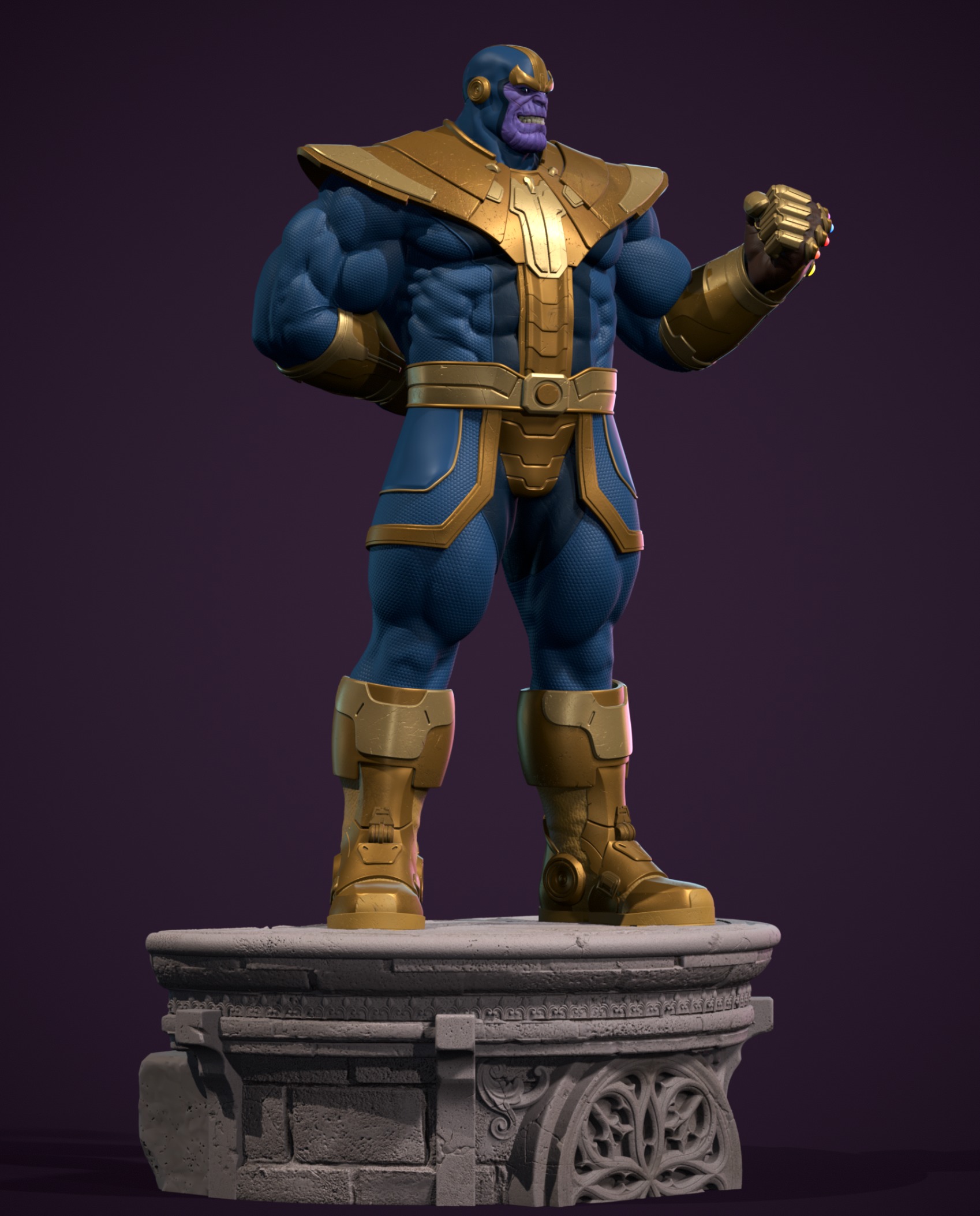 Thanos statue  for 3d printing 3D print model_2