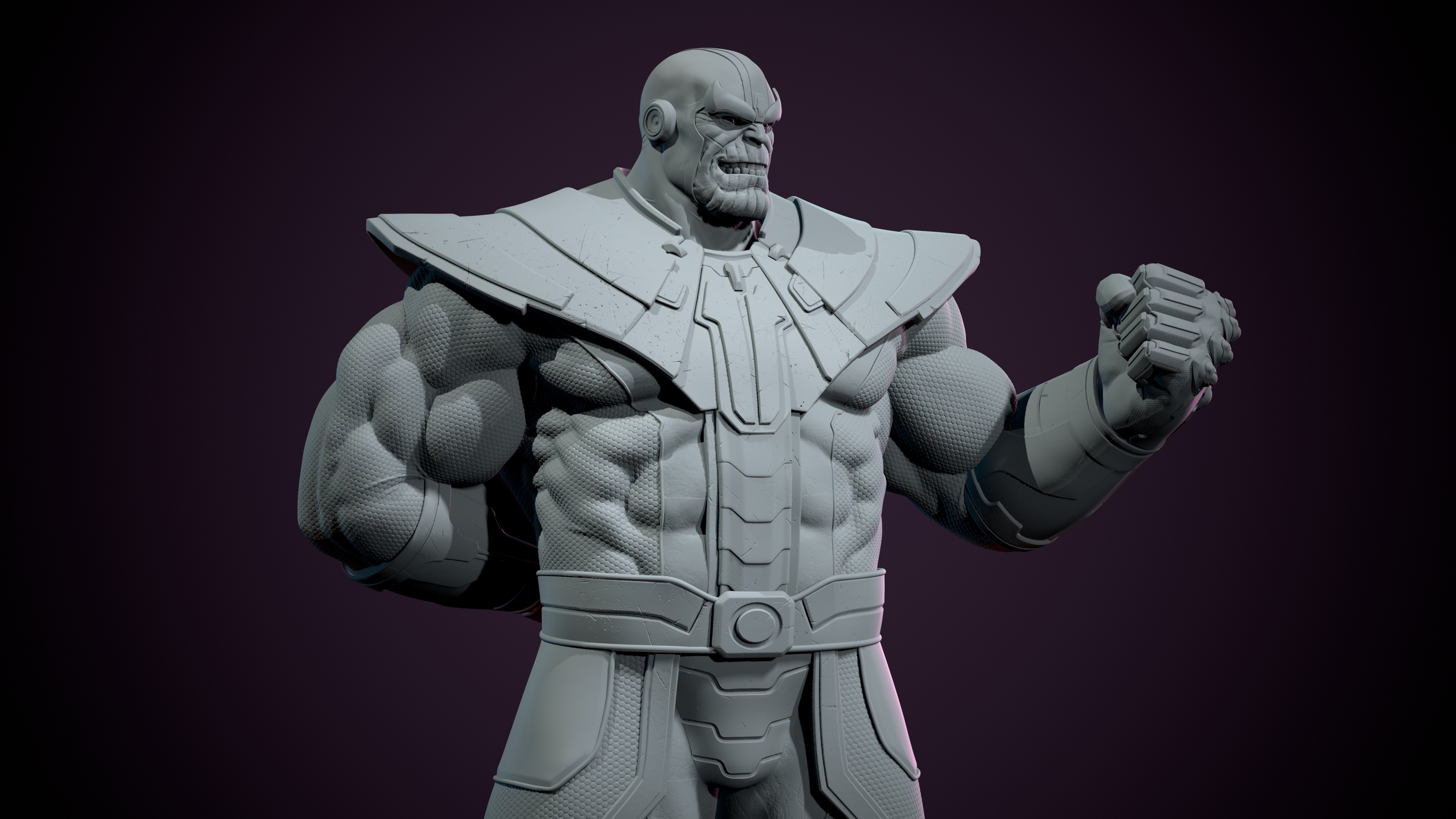 Thanos statue  for 3d printing 3D print model_7