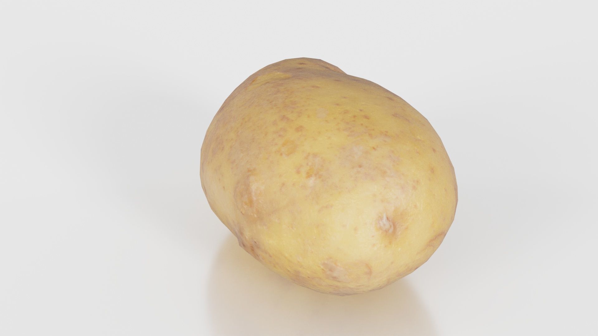 Potato 2 Low-poly 3D model_20