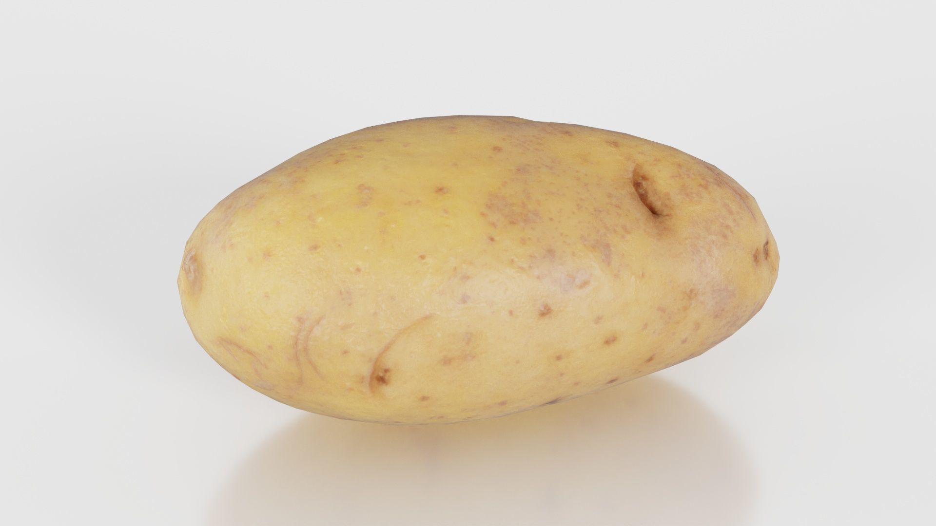Potato 2 Low-poly 3D model_17