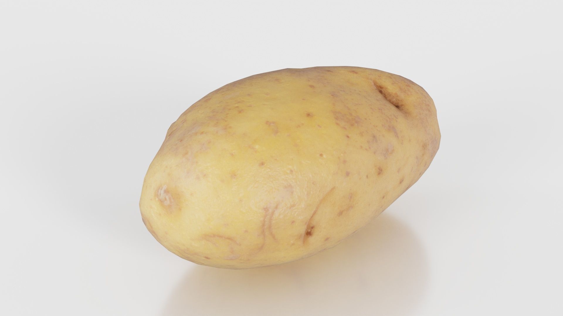 Potato 2 Low-poly 3D model_18