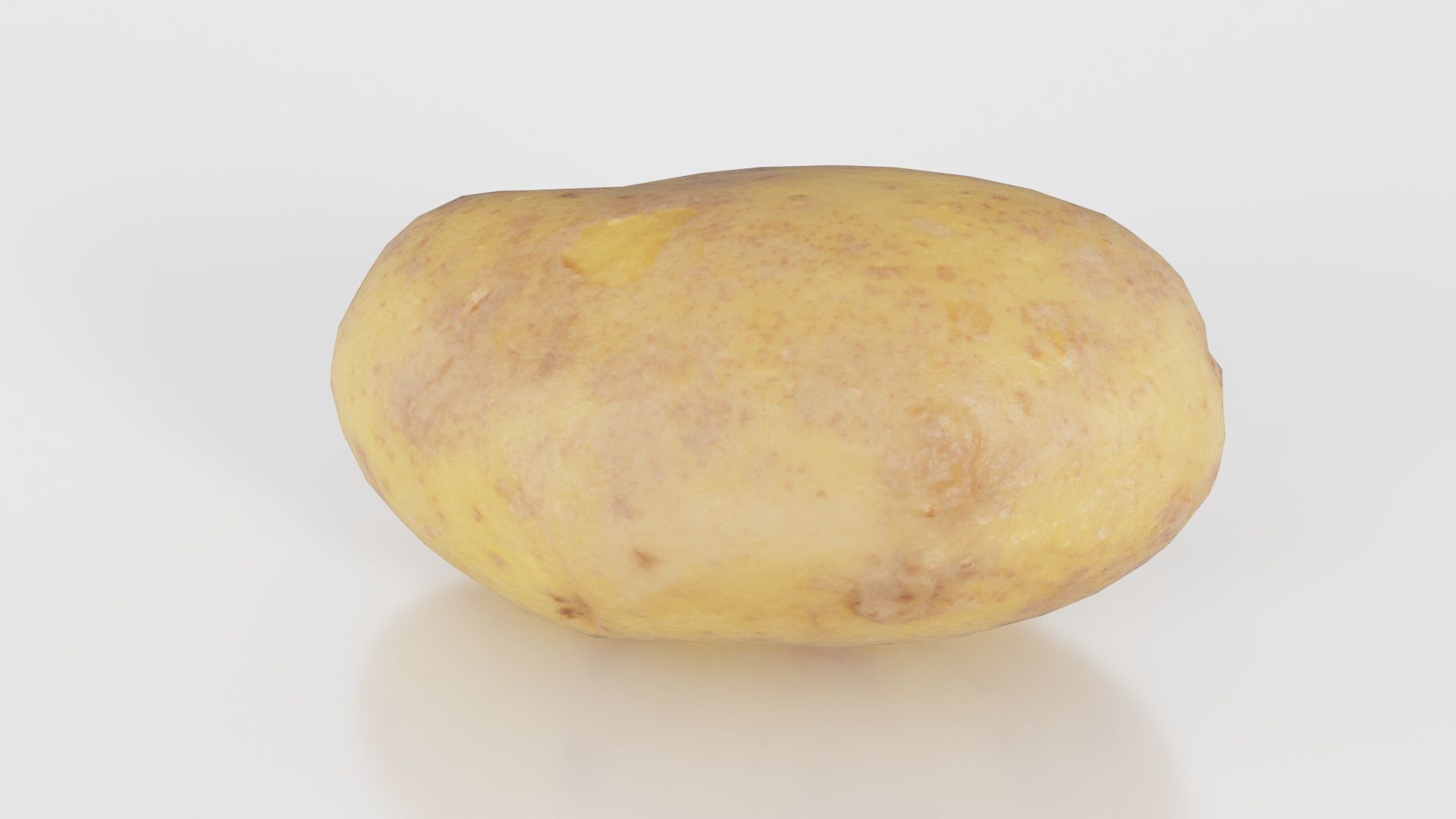 Potato 2 Low-poly 3D model_22