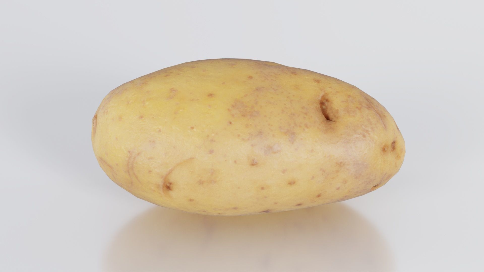 Potato 2 Low-poly 3D model_3