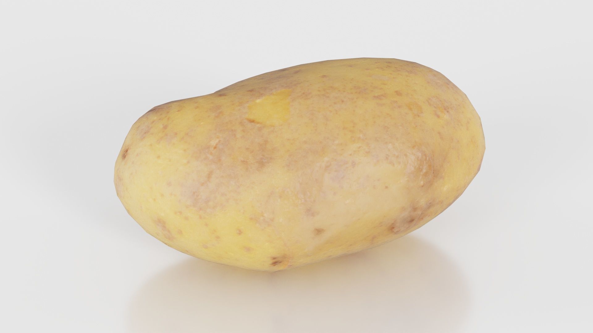 Potato 2 Low-poly 3D model_23