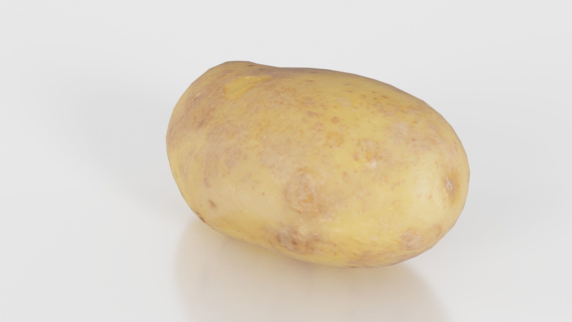 Potato 2 Low-poly 3D model_21