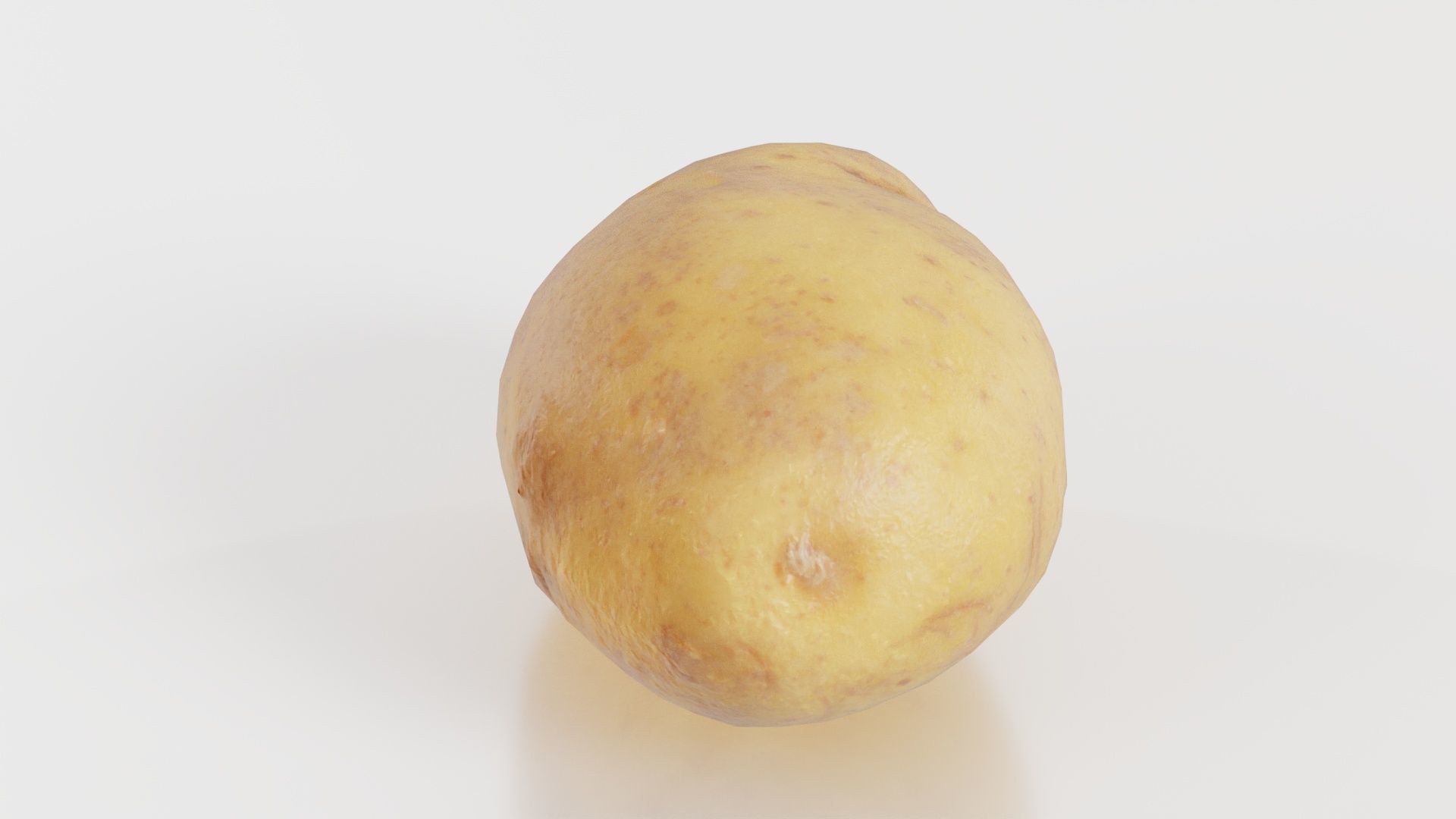 Potato 2 Low-poly 3D model_1
