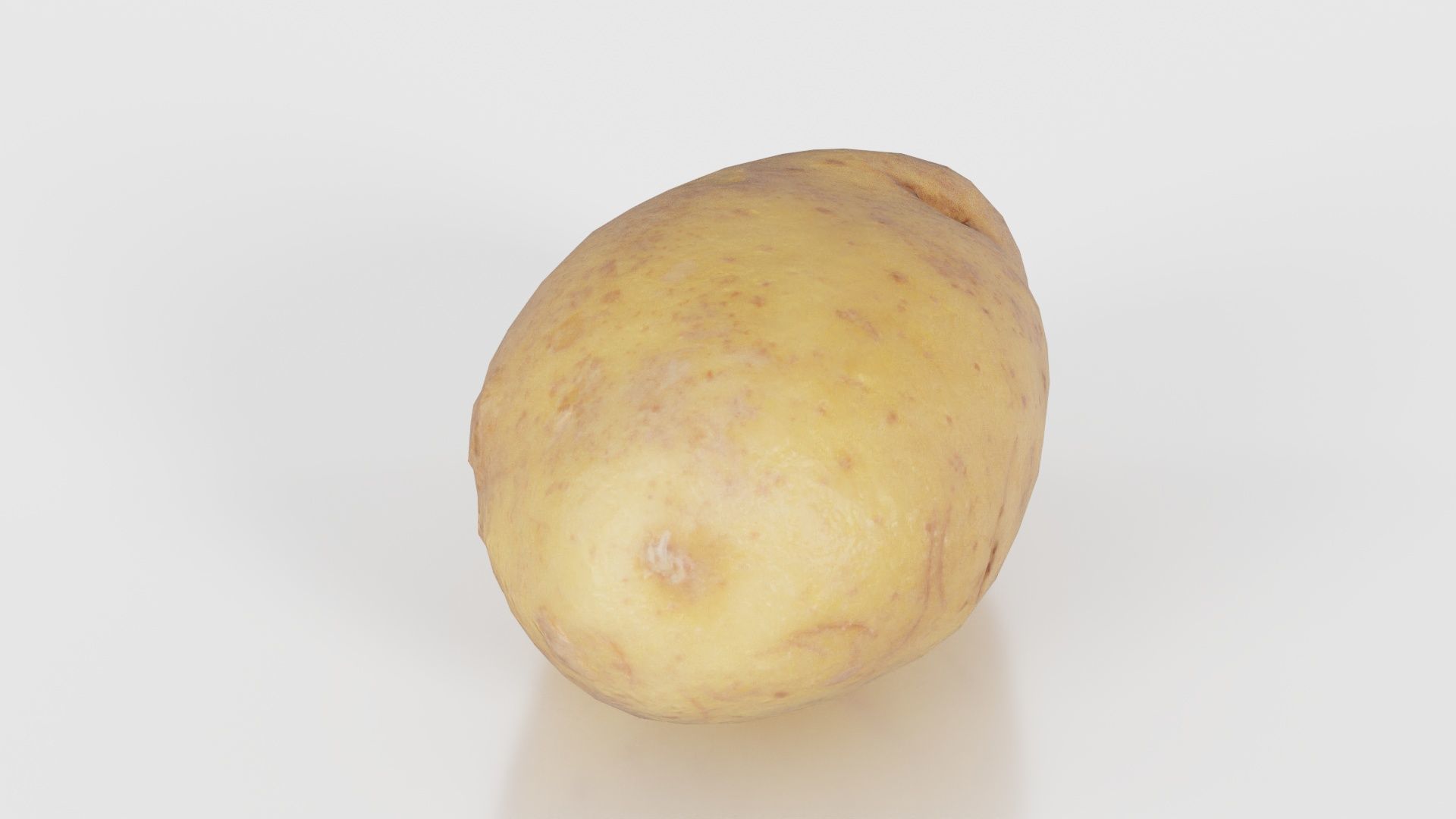 Potato 2 Low-poly 3D model_19