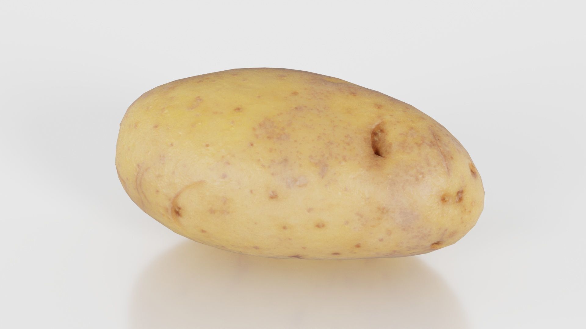 Potato 2 Low-poly 3D model_16