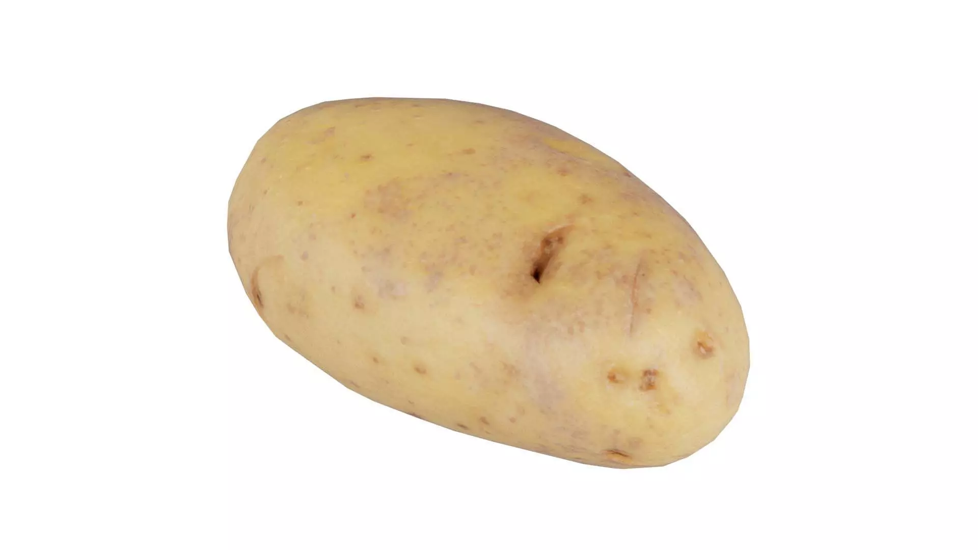 Potato 2 Low-poly 3D model_0