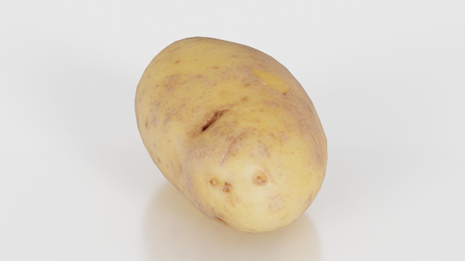 Potato 2 Low-poly 3D model_26