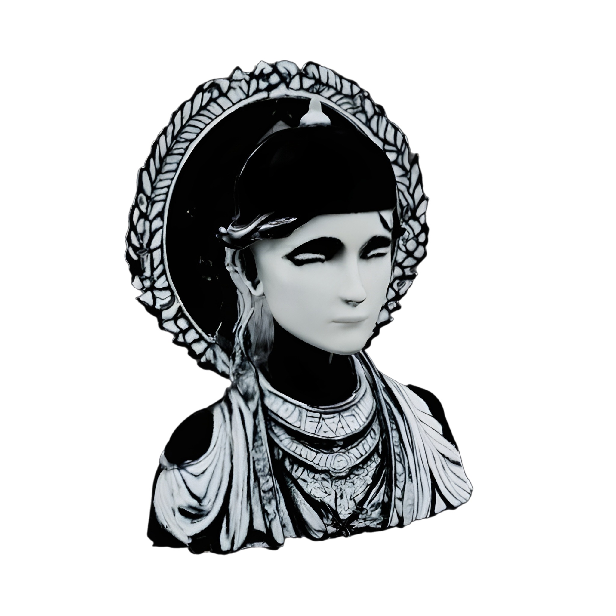 Ethereal Maiden Series - Medieval Fantasy Busts Collection 3D print model_3