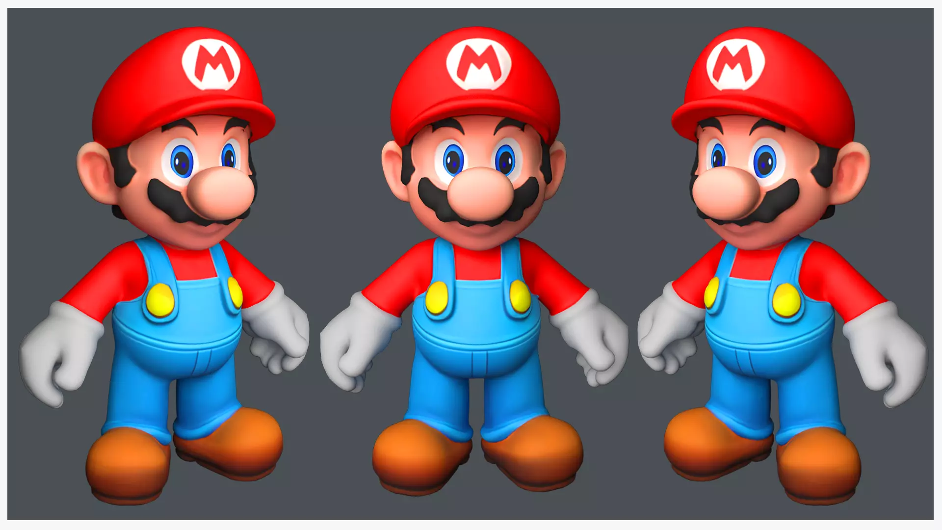 Mario 3D printable model Free 3D print model