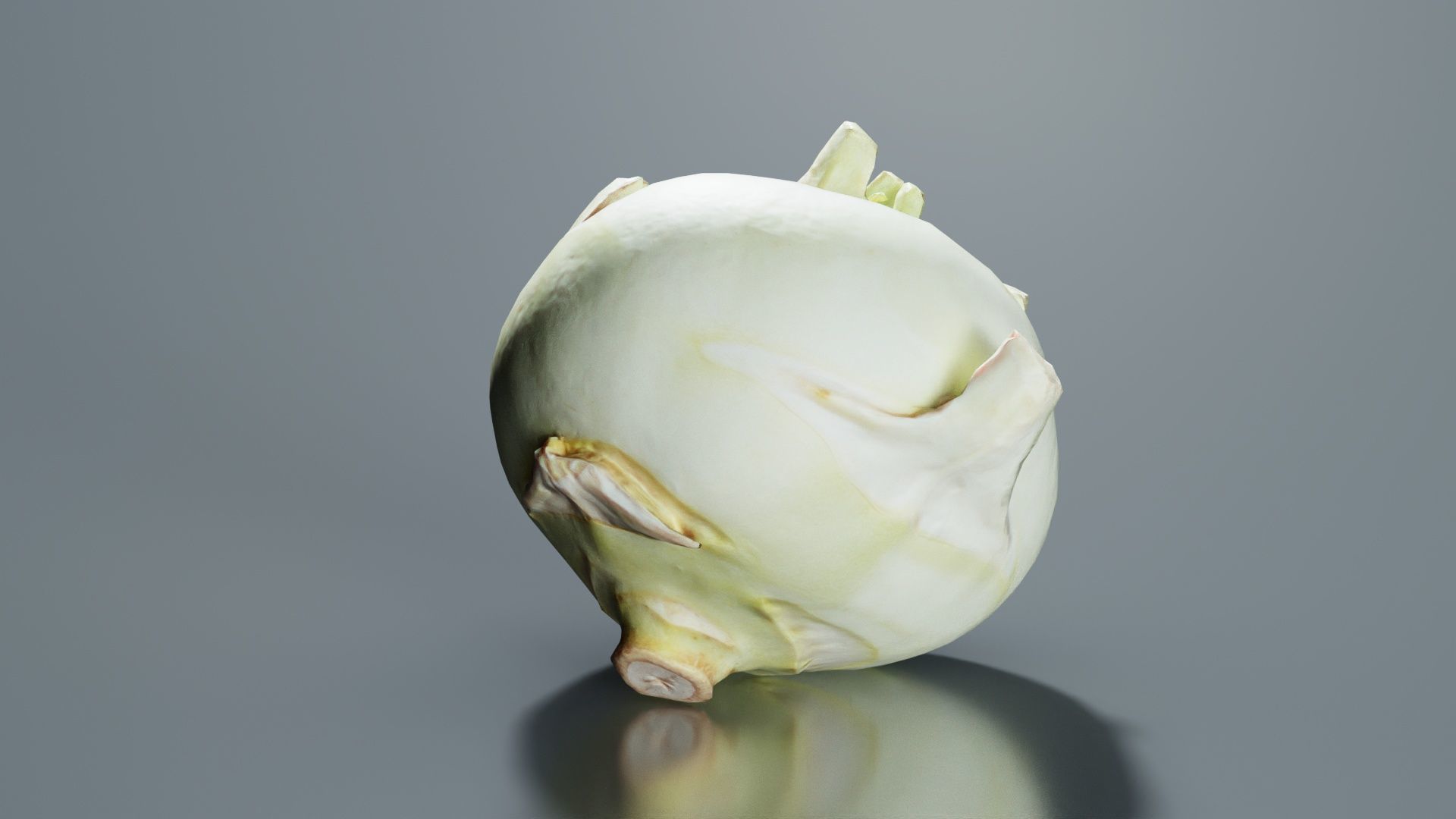 Salad Low-poly 3D model_7