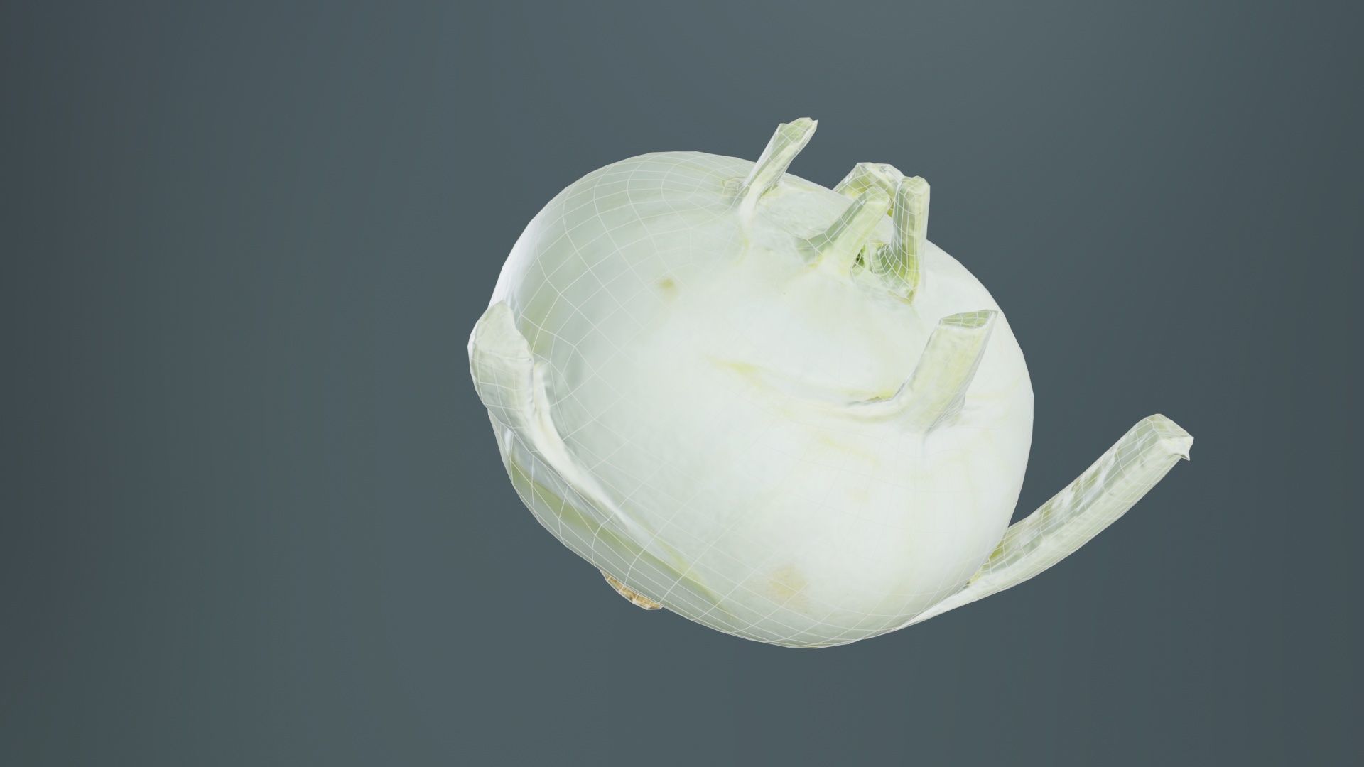 Salad Low-poly 3D model_10