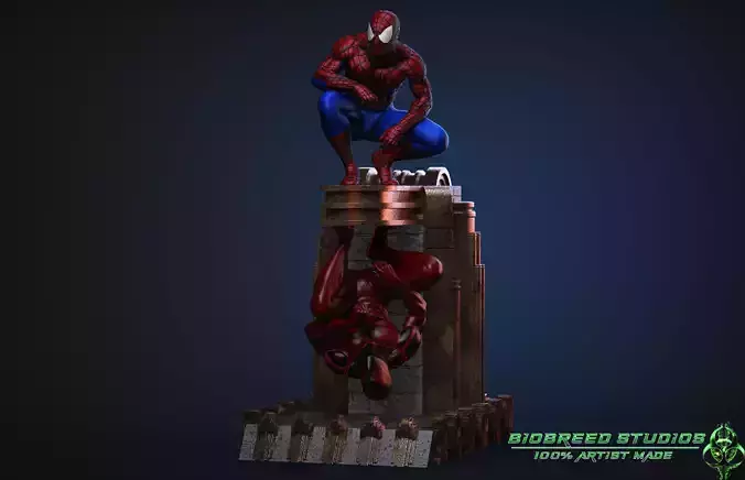Kaine Spider-man diorama