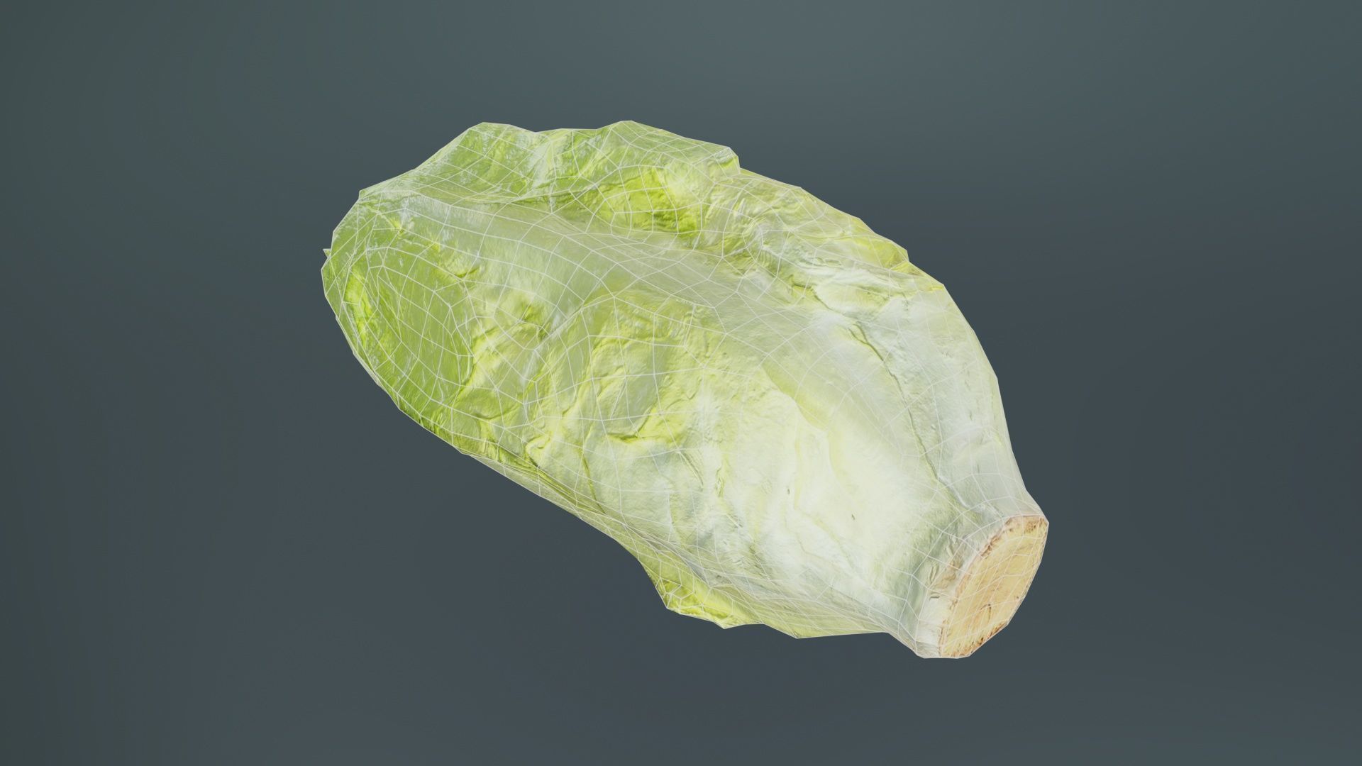 Salad 2 Low-poly 3D model_9
