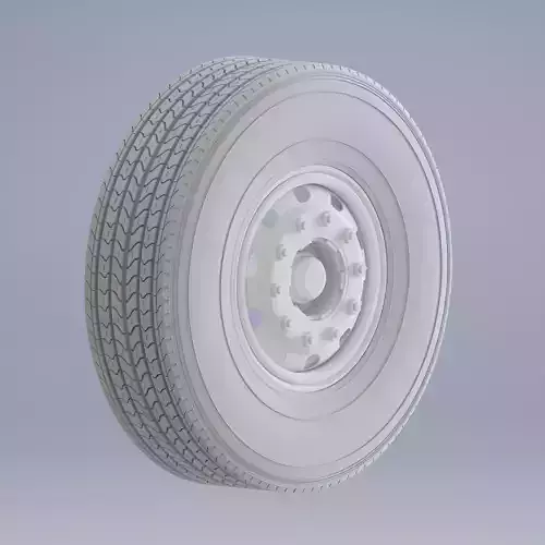  Rugged Truck Tire - High Performance 3D Printable Model 3D print model