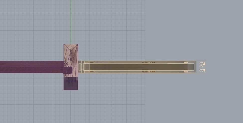 Bracelet T Bangle 3D print model_2