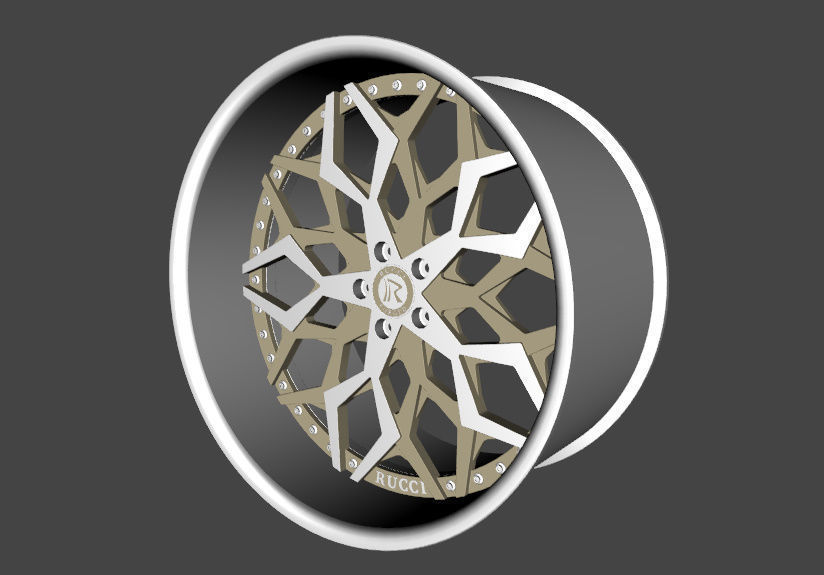 WHEEL BASED RUCCI FORGED HASHASH  Low-poly 3D model_5