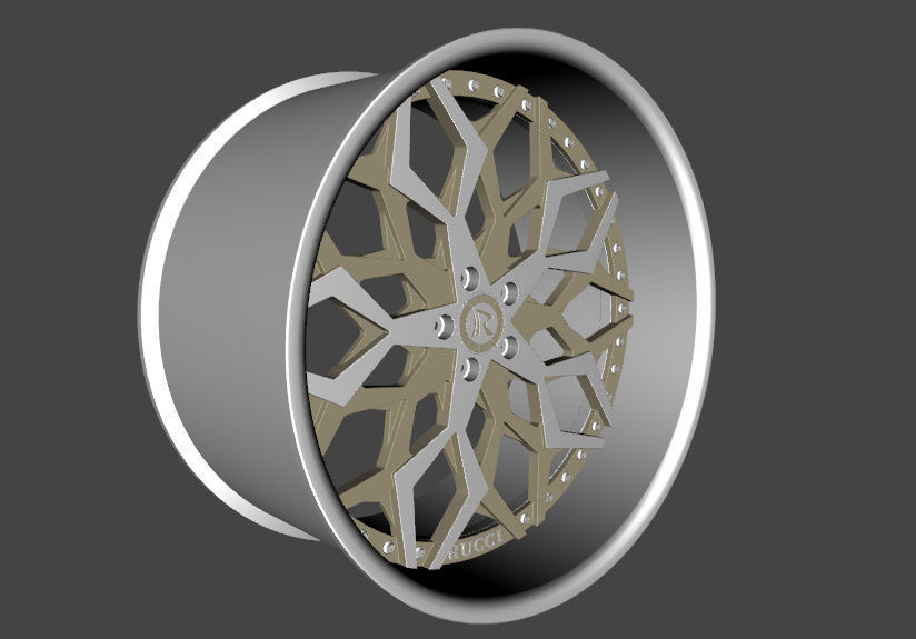WHEEL BASED RUCCI FORGED HASHASH  Low-poly 3D model_3