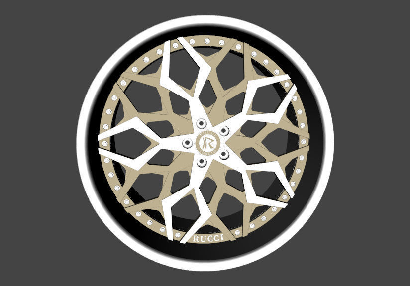 WHEEL BASED RUCCI FORGED HASHASH  Low-poly 3D model_4